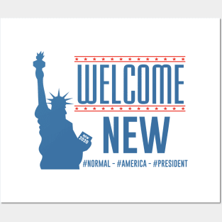 Welcome new normal Posters and Art